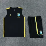 26-27 Brazil Jordan Black Tank top and shorts suit