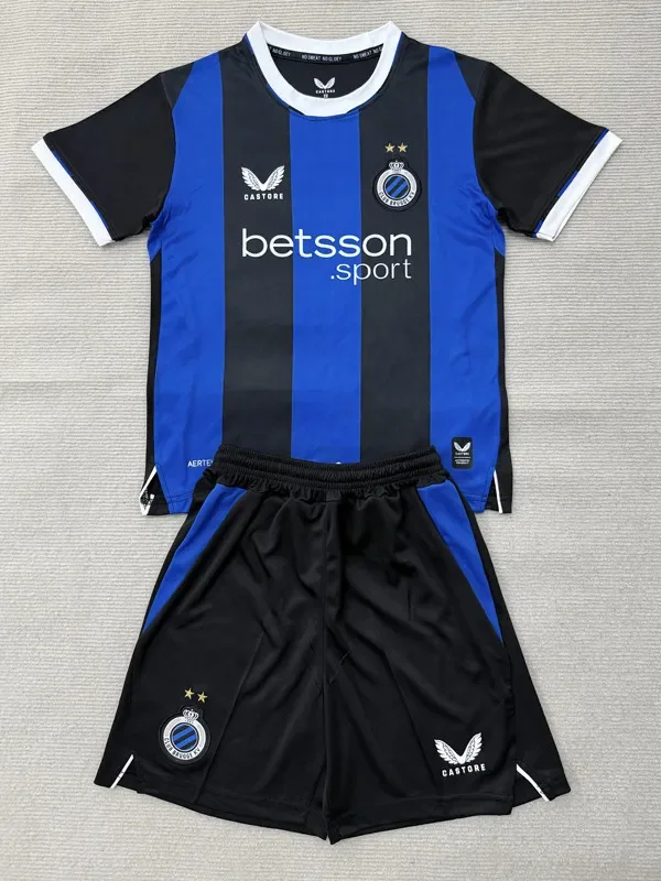 26-27 Bruges FC Home Kids Soccer Jersey
