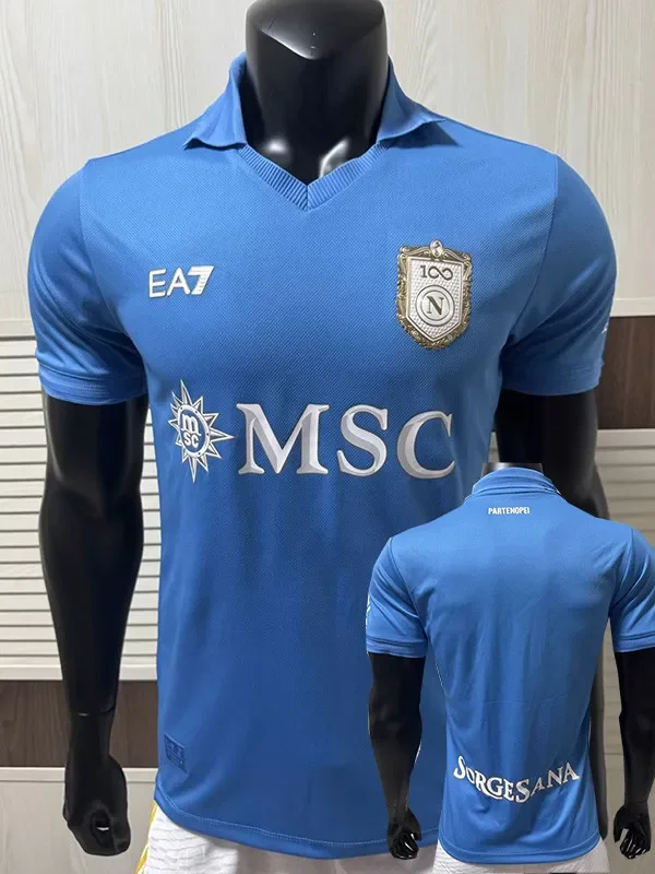 26-27 Napoli Home Player Version Soccer Jersey