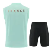 26-27 France Light green Tank top and shorts suit