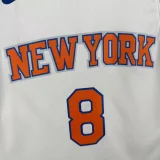 22-23 Knicks ANUNOBY #8 White Top Quality Hot Pressing NBA Jersey