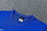 26-27 INT Fancy blue Tank top and shorts suit