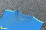 26-27 Brazil Light blue Tank top and shorts suit