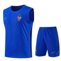 26-27 France Fancy blue Tank top and shorts suit 26-27 France Fancy blue Tank top and shorts suit