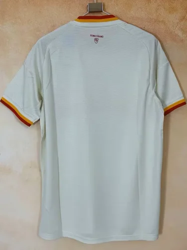 26-27 Roma White Fans Soccer Jersey