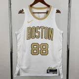 25-26 Celtics QUETA #88 White City Edition Top Quality Hot Pressing NBA Jersey