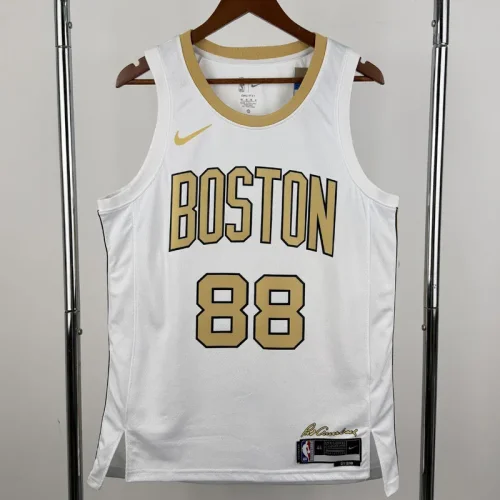 25-26 Celtics QUETA #88 White City Edition Top Quality Hot Pressing NBA Jersey