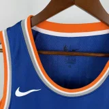 22-23 Knicks ANUNOBY #8 Blue Top Quality Hot Pressing NBA Jersey