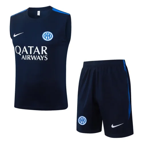 26-27 INT Royal blue Tank top and shorts suit #D26071