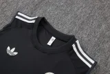 26-27 Germany Dark gray Tank top and shorts suit #D26065