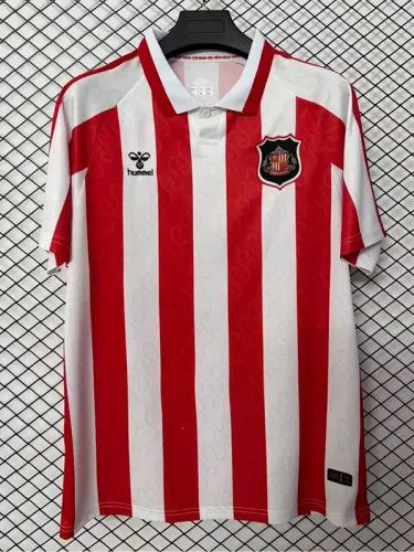 26-27 Sunderland Home Fans Soccer Jersey