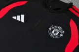 26-27 Man Utd Black Half Pull Tracksuit (半拉链)