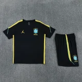 26-27 Brazil Jordan Black Training Short Suit