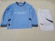 24-25 Man City Home Kids Soccer Long-sleeved Jersey