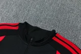 26-27 Man Utd Black Half Pull Tracksuit (半拉链)