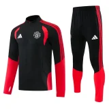 26-27 Man Utd Black Half Pull Tracksuit (半拉链)