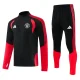 26-27 Man Utd Black Half Pull Tracksuit (半拉链)