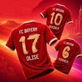 26-27 Bayern Home OLISE #17 Fans Soccer Jersey (HK Special Edition)