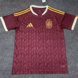 26-27 Spain Brown Special Edition Fans Soccer Jersey (白袖边)