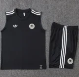 26-27 Germany Dark gray Tank top and shorts suit #D26065