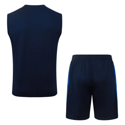 26-27 INT Royal blue Tank top and shorts suit #D26071