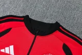 26-27 Man Utd Red Half Pull Tracksuit (半拉链)