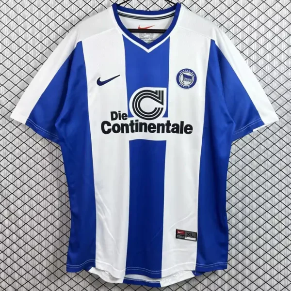 1999-2000 Hertha BSC Home Retro Soccer Jersey