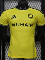 26-27 AL-Nassr Home Player Version Soccer Jersey (新广告) 26-27 AL-Nassr Home Player Version Soccer Jersey (新广告)