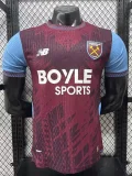 26-27 West Ham Home Player Version Soccer Jersey