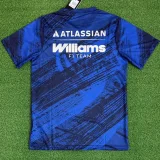 2026 Williams Blue T-Shirts Racing Suit (Football Jersey Size)(圆领)