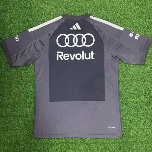 2026 Audi Gray T-Shirts Racing Suit (Football Jersey Size)(圆领)球员