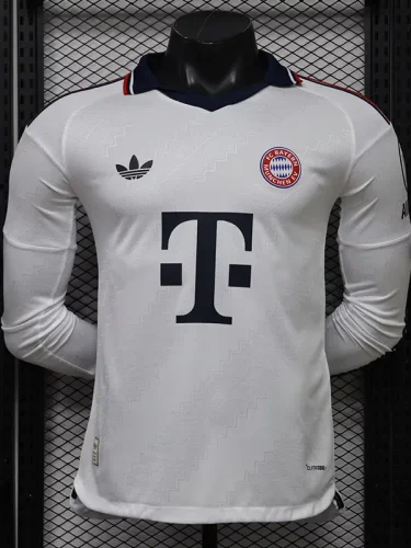 26-27 Bayern Away Long Sleeve Player Version Soccer Jersey (长袖球员)
