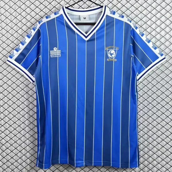 1985-1987 Cardiff City Home Retro Soccer Jersey