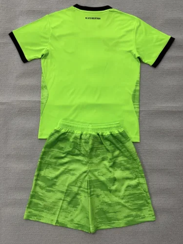 26-27 EVE Green Goalkeeper Kids Soccer Jersey