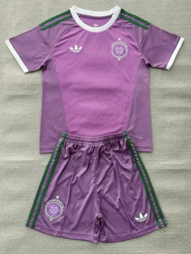 26-27 Celtic Purple Goalkeeper Kids Soccer Jersey
