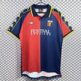 1999-2000 Genoa Home Retro Soccer Jersey