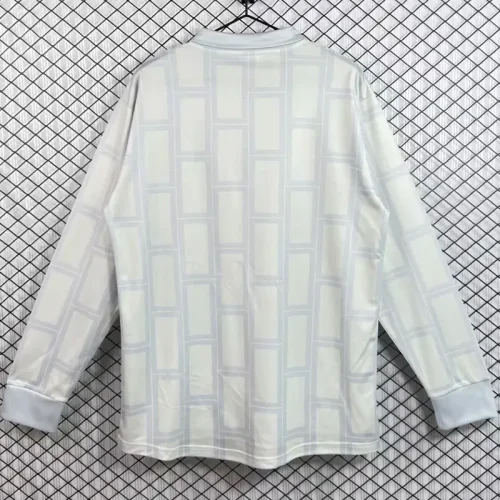 1986 Argentina Gray Goalkeeper Long Sleeve Retro Soccer Jersey (长袖)