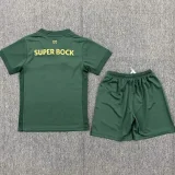 26-27 Sporting Lisbon Green 120th Anniversary Kids Soccer Jersey