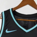 25-26 Trail Blazers MORANT #1 Black City Edition Top Quality Hot Pressing NBA Jersey (V领)