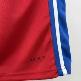 22-23 76ERS BROWN #7 Red Top Quality Hot Pressing NBA Jersey (Trapeze Edition) 飞人版