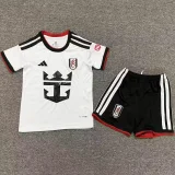 26-27 Fulham Home Kids Soccer Jersey
