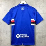 26-27 Sampdoria Home Fans Soccer Jersey