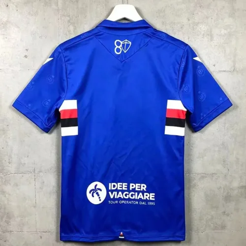 26-27 Sampdoria Home Fans Soccer Jersey