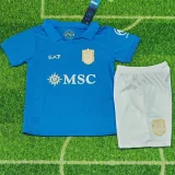 26-27 Napoli Home Kids Soccer Jersey