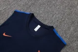 26-27 France Royal blue Tank top and shorts suit #D26072