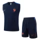 26-27 France Royal blue Tank top and shorts suit #D26072