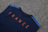 26-27 France Royal blue Tank top and shorts suit #D26072