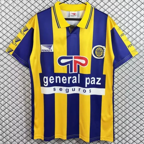 1993-1995 Rosario Central Home Retro Soccer Jersey