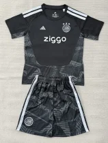 26-27 Ajax Black Goalkeeper Kids Soccer Jersey 26-27 Ajax Black Goalkeeper Kids Soccer Jersey