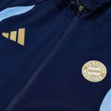 26-27 Bayern Royal blue Windbreaker Suit (风衣套装)